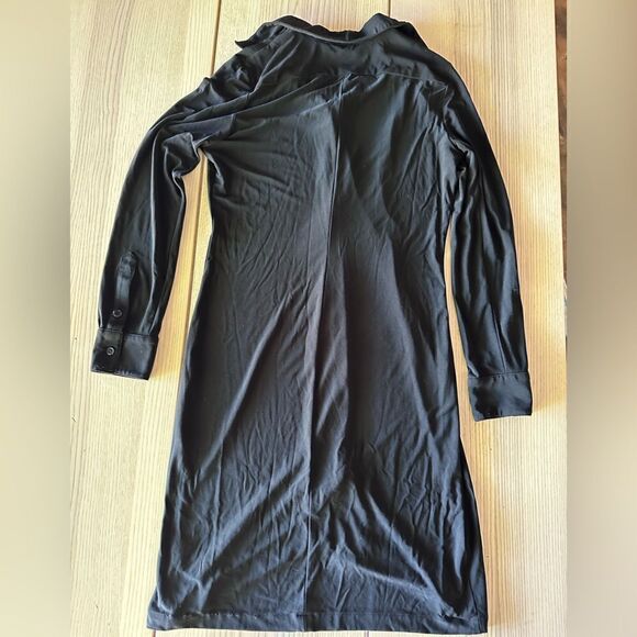 Revolve Norma Kamali Boyfriend shirt dress in Black - Size Medium - Picture 6 of 6